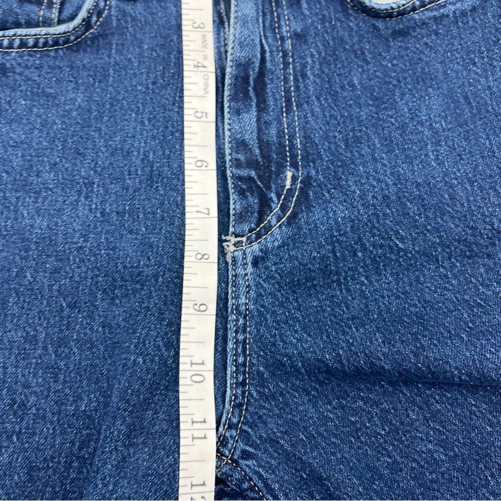 BDG Urban Outfitters A-Wide Skater Baggy Hi Rise Jeans Size 25 Dark Wash - Picture 4 of 12